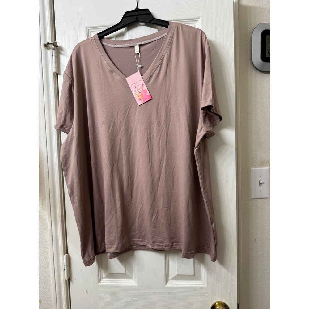womens plus size dusty rose tshirt size 3XL NWT